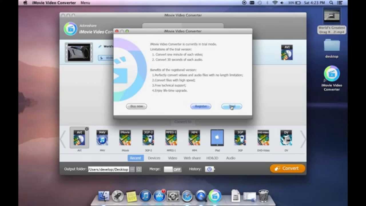 how to convert a mp4 to a mov for mac